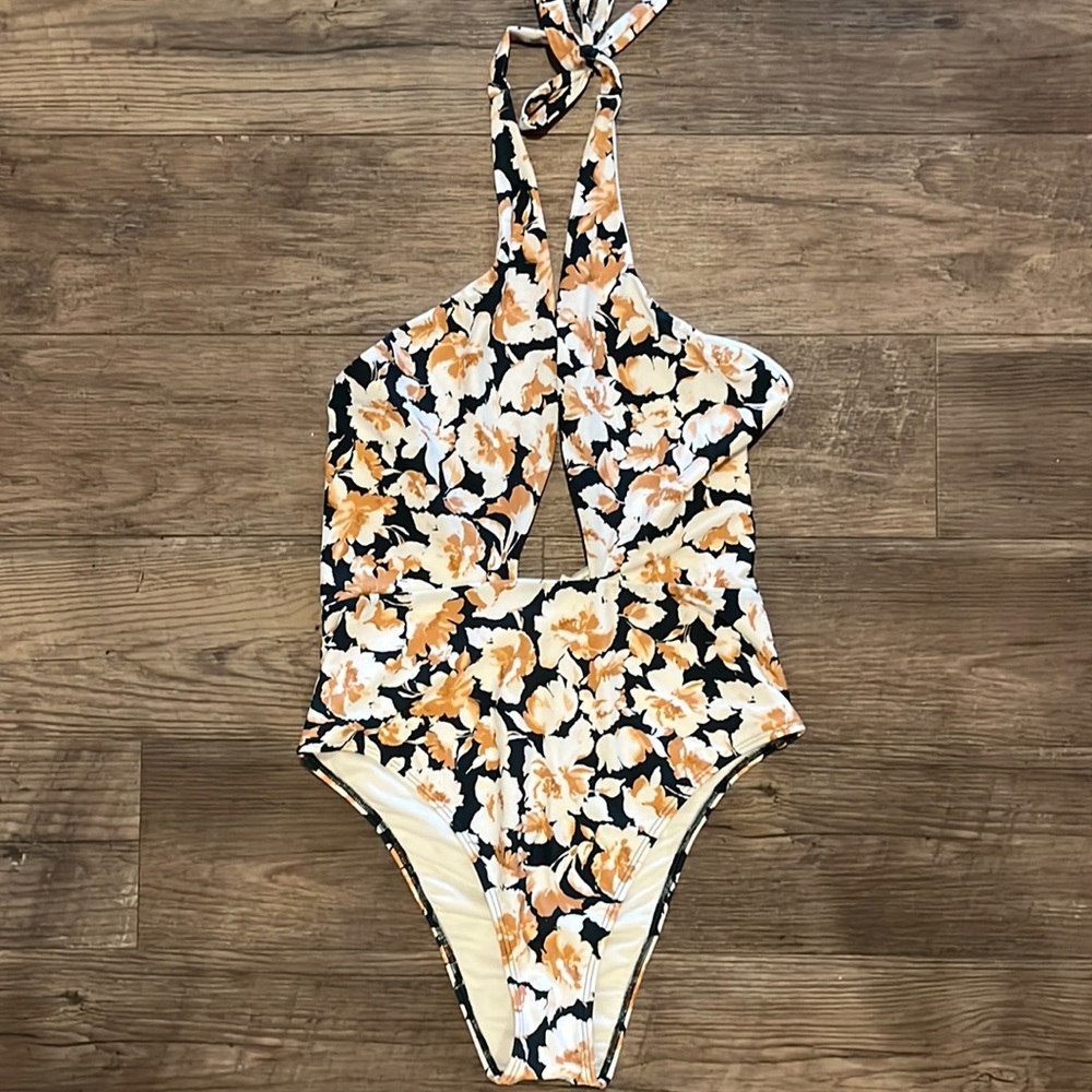 Abercrombie Halter One-Piece Swimsuit